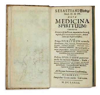 MEDICINE  WIRDIG, SEBASTIAN. Nova medicina spirituum.  1673